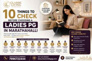 Safe Ladies PG in Marathahalli